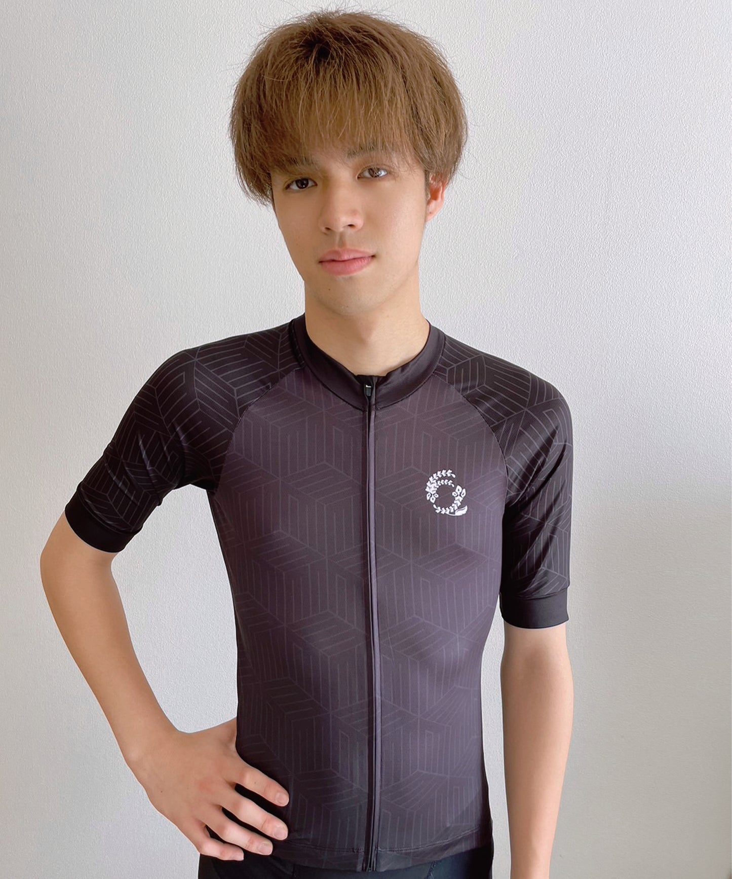 半袖ジャージ ユニセックス 源氏香 スミ